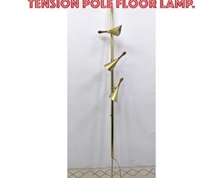 Lot 1026 Mid Century Modern Tension Pole Floor Lamp. 
