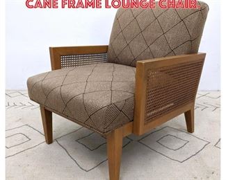Lot 1074 Mid Century Modern Cane Frame Lounge Chair. 