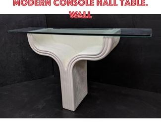 Lot 1103 Decorator Mid Century Modern Console Hall Table. Wall 