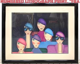 Lot 1137 ROBIN MORRIS Signed and numbered Lithograph Print. Fra