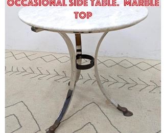 Lot 1194 Regency JANSEN Style Occasional Side Table. Marble top