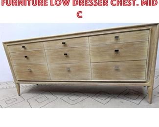 Lot 1249 FACADE BY Mount Airy Furniture Low Dresser Chest. Mid C