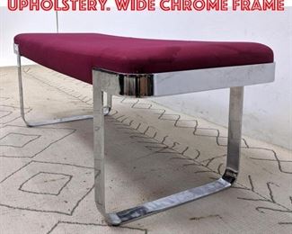 Lot 1273 TRIMARK TULIP Stains to upholstery. Wide Chrome Frame 