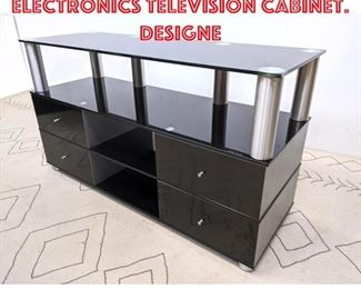 Lot 1281 SPECTRAL Custom Electronics Television Cabinet. Designe