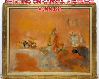 Lot 1284 PIERRE HUMBERT Oil Painting on Canvas. Abstract Modern 