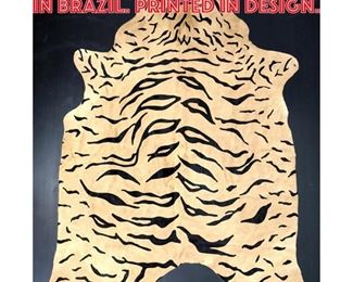 Lot 1323 Natural Cow Hide Made in Brazil. Printed in design.
