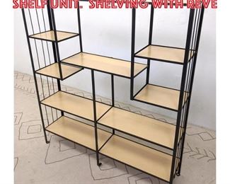 Lot 1327 Fredrick Weinberg Style Shelf Unit. Shelving with reve
