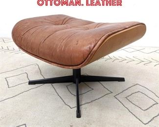 Lot 1362 Eames Style Ottoman. Leather