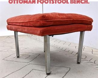 Lot 1368 Mid Century Modern Ottoman Footstool Bench. 