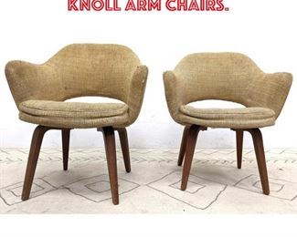 Lot 1423 Pr EERO SAARINEN for KNOLL Arm Chairs.