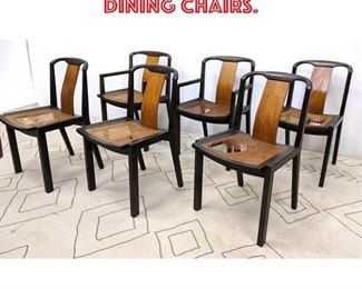 Lot 1449 Set 6 Dunbar Style Dining Chairs. 