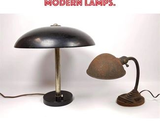 Lot 1515 2pcs Mid Century Modern Lamps.