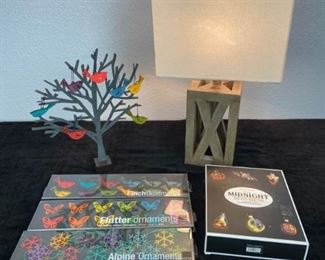 Lamp, Decorative Tree, and More