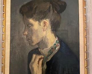 Oil painting by artist Raphael Soyer