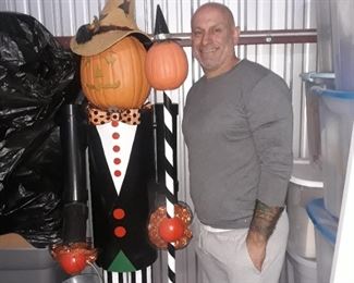 SOLD! Available for pre-sale! 5 ft tall Pumpkin. Call or email us to discuss pricing or place a bid. 