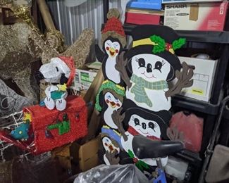 Numerous Christmas decor items available for pre-sale. Call or email to discuss pricing or to place a bid.