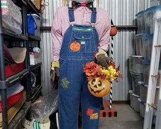 Available for pre-sale! 7 ft tall Scarecrow. Call or email us to discuss pricing or place a bid. 