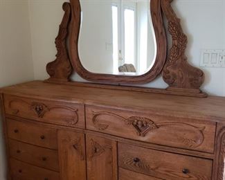 SOLD!! Available for pre-sale Dresser with Mirror $450