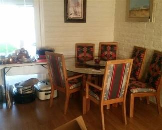 Table with 6 chairs SOLD!