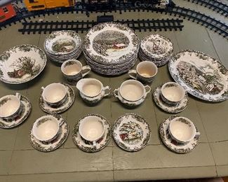 Friendly Village China School House Pattern