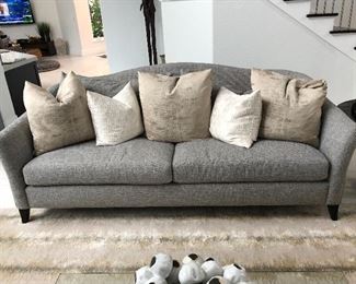 Bernhardt Sofa Gray Tweed pattern