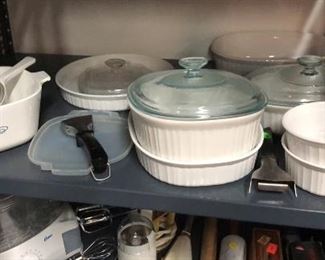 Assorted Corning ware 