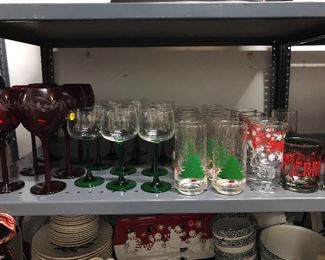 Christmas glasses