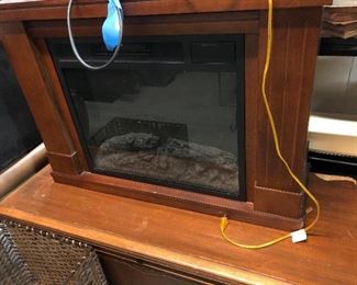 Electric Fireplace and heats too