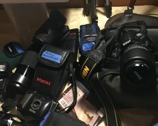 Cameras, Nikons, Pentax, Minolta-more