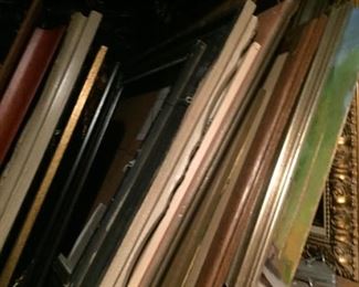 tons of frames, large & small