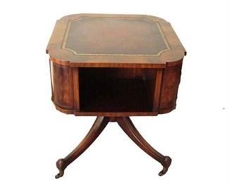 Vintage Box End Table w/ Feet