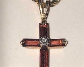 Gold Cross On Chain
