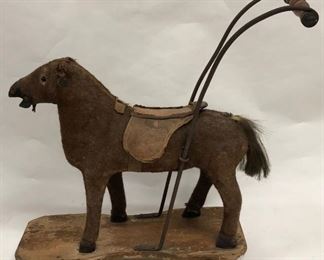 Early Horse On Wheels Push Toy