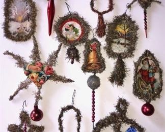 Early Tinsel Ornaments