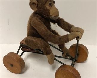 Schuco Monkey On Go Cart