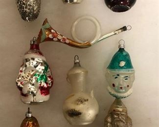 Figural Glass Ornaments