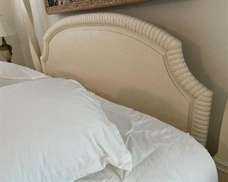 3. Kingsize Bed by Century Furniture.  Bedding included.  4 Poster bed.  All other items in photo beside bed are not included and sold separately. $425