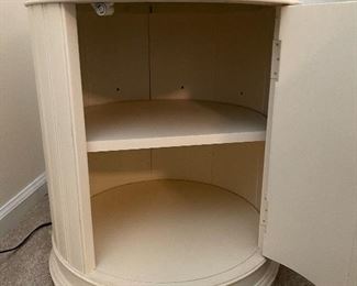 4. Pair of Nightstands with Marble tops, cabinets underneath $200 pair