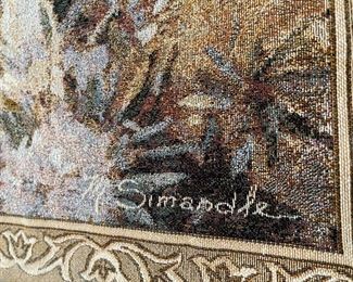 6. Wall tapestry with hanging rod included.  Large, at about 3 x 4 feet.  $40