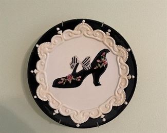 10. Glass vase wall hangers, as well as 2 small vases and butterfly decor.  Other wall art included as well as shown.  $75