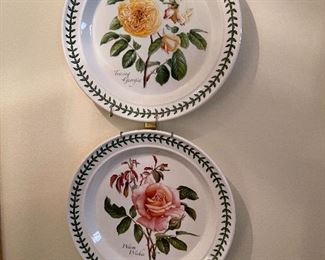 16. Mirror and plates with hangers $85