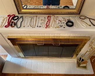 28. Costume Jewelry Lot.  Might be a piece of sterling in here, but mostly costume. $50