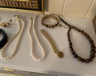 28. Costume Jewelry Lot.  Might be a piece of sterling in here, but mostly costume. $50