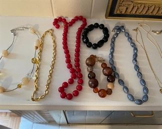 28. Costume Jewelry Lot.  Might be a piece of sterling in here, but mostly costume. $50