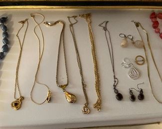 28. Costume Jewelry Lot.  Might be a piece of sterling in here, but mostly costume. $50