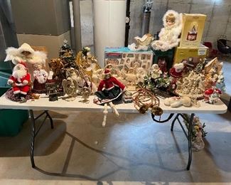 32. Table contents of Christmas items $95 all
