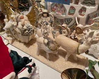 32. Table contents of Christmas items $95 all