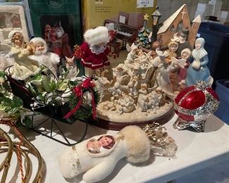 32. Table contents of Christmas items $95 all