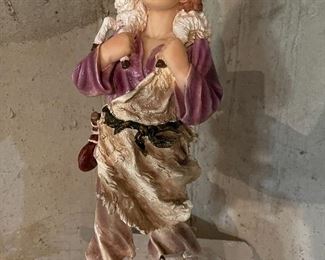 41. Thomas Kinkade Holy Night Nativity Set of two figures.  LARGE!  Large Donkey and boy with sheep.  Both come wtih styrofoam, donkey has box.  No issues.  I am the first person to release from box.  Boy is 24" tall.  $85 for both