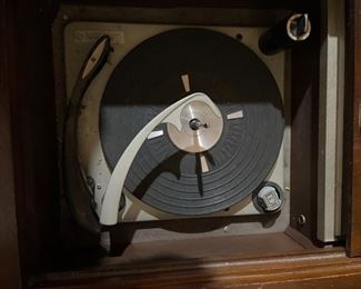 47. Hi Fi with extra Magnavox tabletop record player.  Untested.  Includes some cassette tapes.  What you see if what you get here. $50